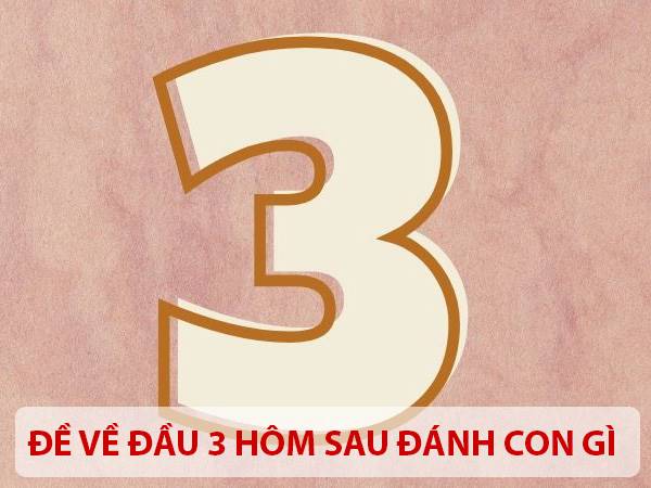Đề về đầu 3 – Thống kê những con số may mắn dễ hốt bạc tỷ